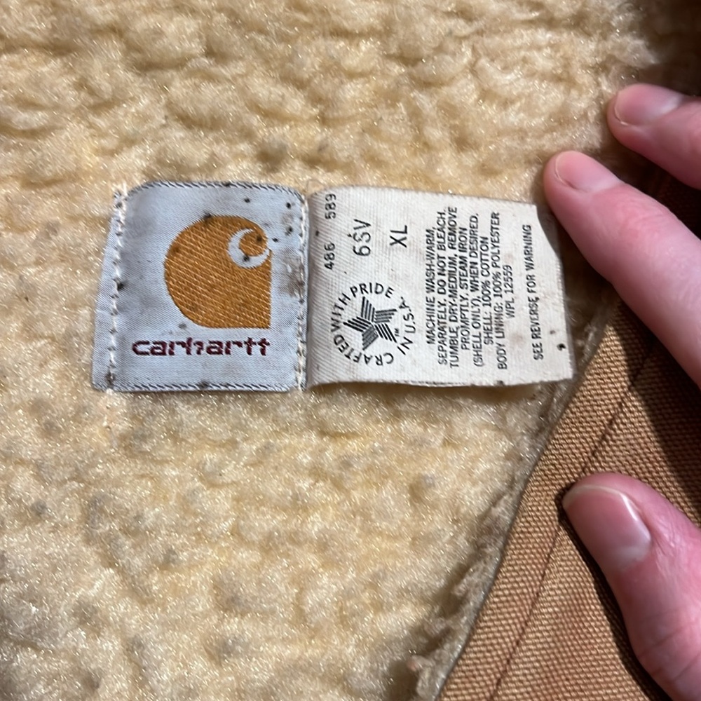 Vintage DISTRESSED men’s xl carhartt vest - Picture 4 of 8